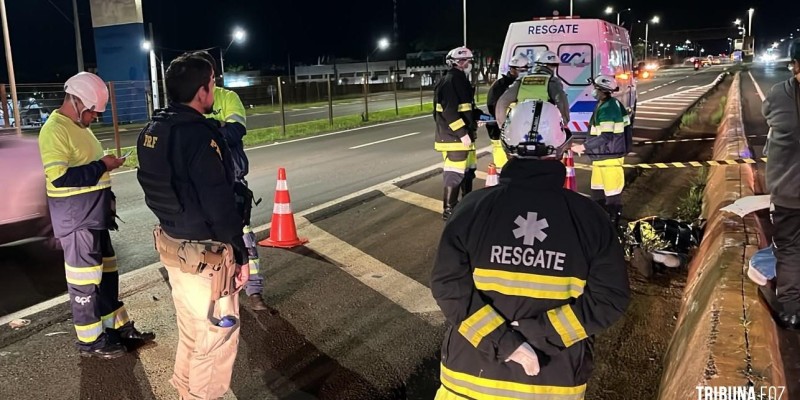 Homem tenta atravessar a BR-277 é acaba morto atropelado em Santa Terezinha de Itaipu